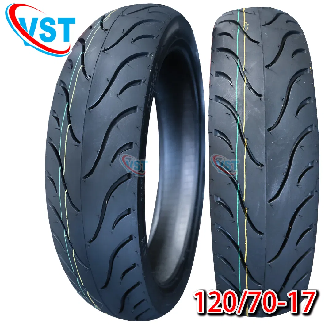 120/70-17 Front M/C Radial Tire Tube Less Motorcycle Tyre Honda CB500