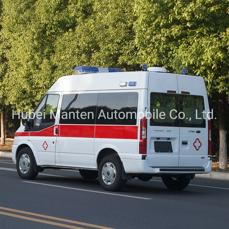 China Transit Type Monitoring Manual Bed Hospital Dongfeng 4X4 Negative Pressure Jmc Ambulance