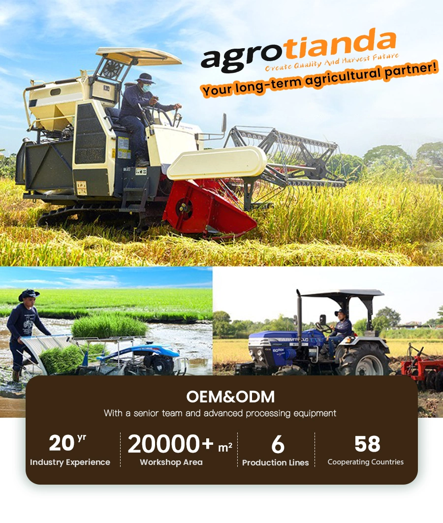 Agricultural Self-Propelled Crawler Type Maize Corn Wheat Paddy Rice Grain Combine Harvester