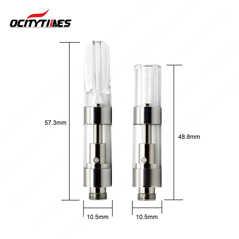 High Cost Performance Safety Plastic Empty 0.5ml 1ml Disposable 510 Vape Cartridges for D8 Oil