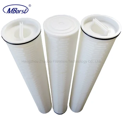 Cartucho de filtro de agua de flujo alto OEM/ODM para el tratamiento de agua OI Planta 20/40/60 pulgadas