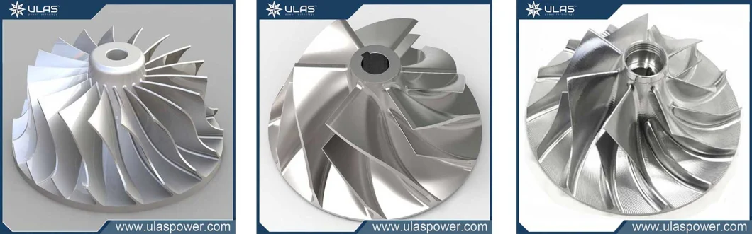 Carbon Steel Five-Axis CNC Turbojet Compressor Wheel