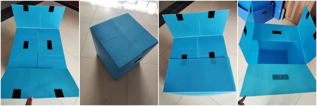 Strong Load-Bearing Polypropylene Coroplast Plastic Corrugated Box with Plastic Frame