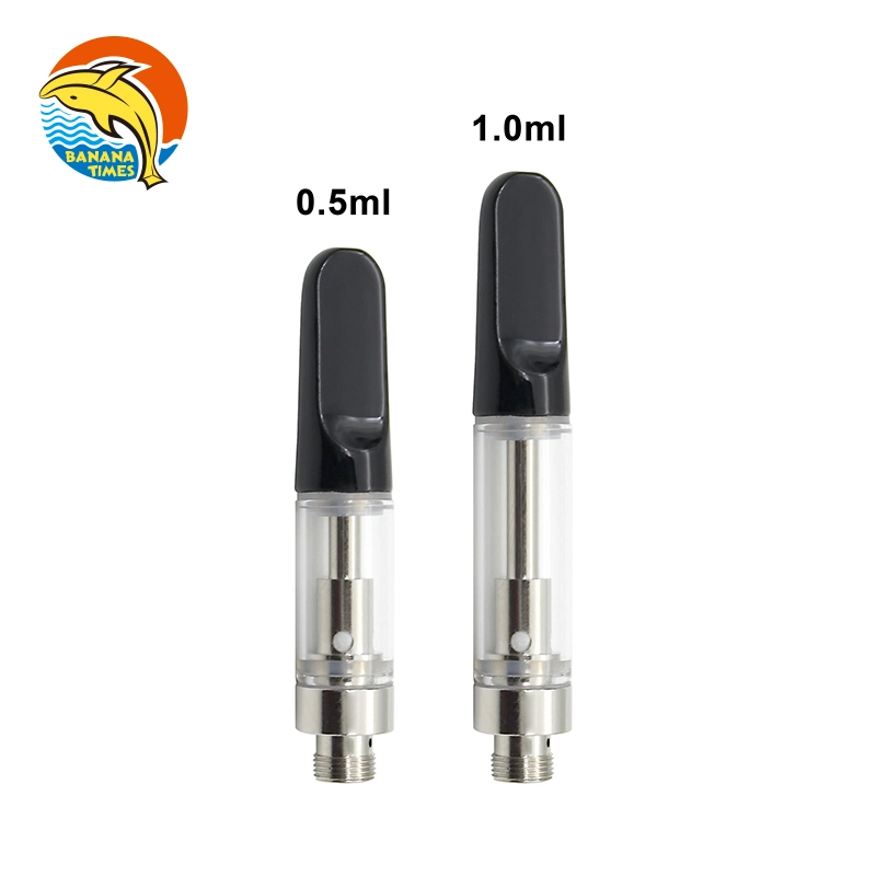 OEM/ODM Factory Wholesale 510 Ceramic Coil 1ml Ceramic Tip Vape Pen Cartridge in Gold