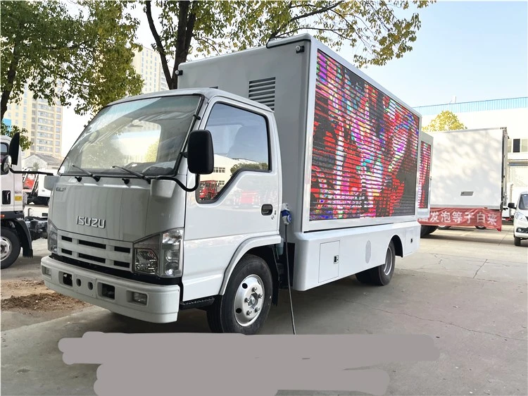 Japanese Brand 1suzu 4X2 Mobile Billboard Advertising LED Truck for Sale in Saudi Arabia Used Cars Special Vehicle Made in China