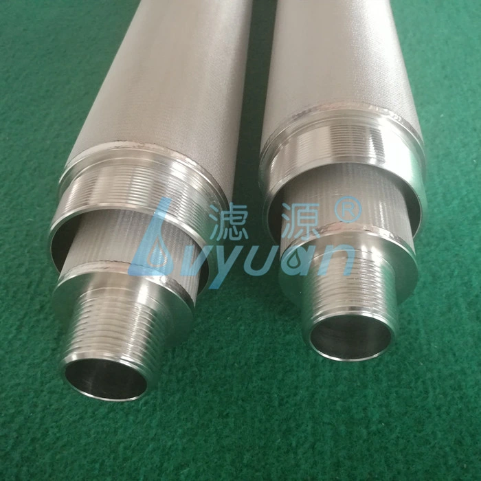 1 ~ 100 Microns Sintered Powder Filter Stainless Steel 304 316L Ss Filter Cartridge for Fuel Oil Treatment Plant Cartridge 20 Inch Housing