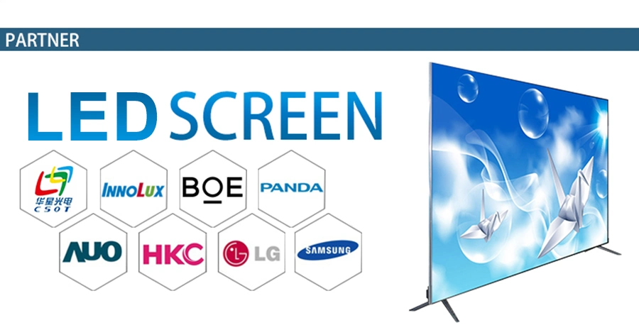 Chinese TV Manufacturers Customize 24 32 43 55 65 Inch Flat Panel LCD TV Intelligent Android TV