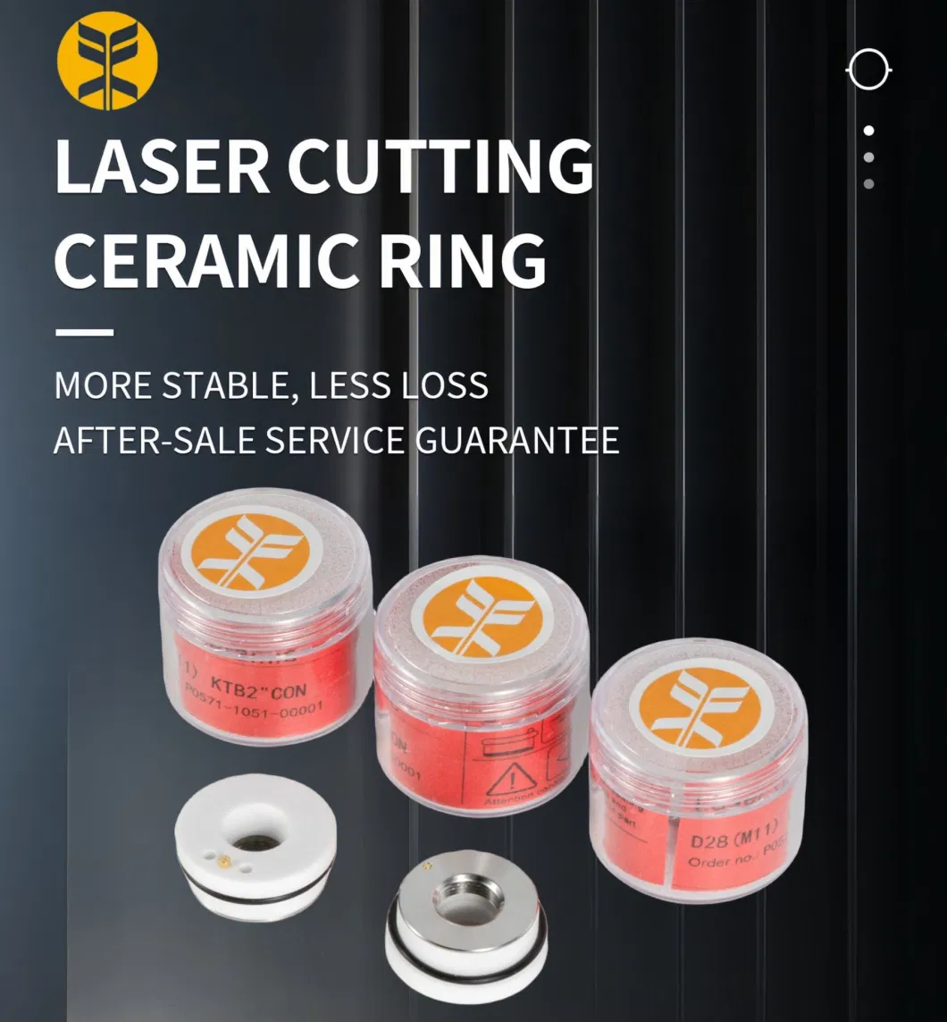China Factory Supply D28 Ceramic Ring Nozzle Fiber Laser Cutting Machine Ceramic Ring