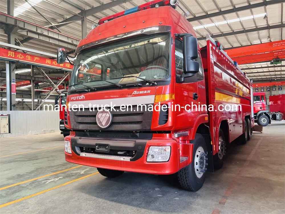 Foton Auman 8X4 20000L Water Tankers Fire Fighting Vehicles Manufacturer From China