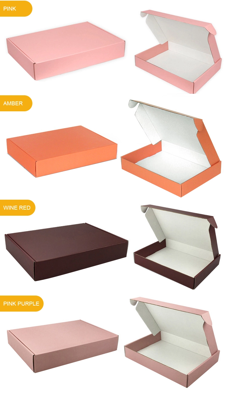 High Quality Bearing Corrrugatted Cardboard Packing Gift Boxes for Cloth