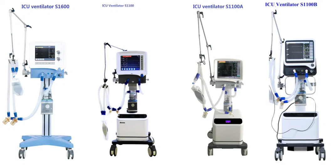CE Approved ICU Ventilator Machine Medical Breathing Electrosurgical Machine