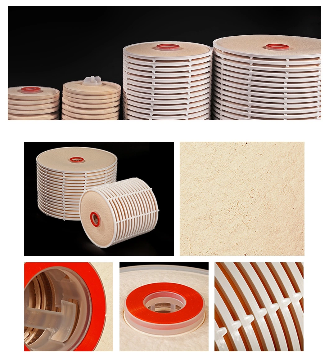 12 Inch / 16 Inch Lenticular Filter Cartridge with High Performance Activated Carbon Depth Stack Discs
