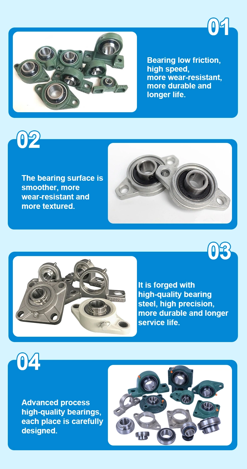 China Factory Supply Pillow Block Bearing UCP 212-36 Solid Housing