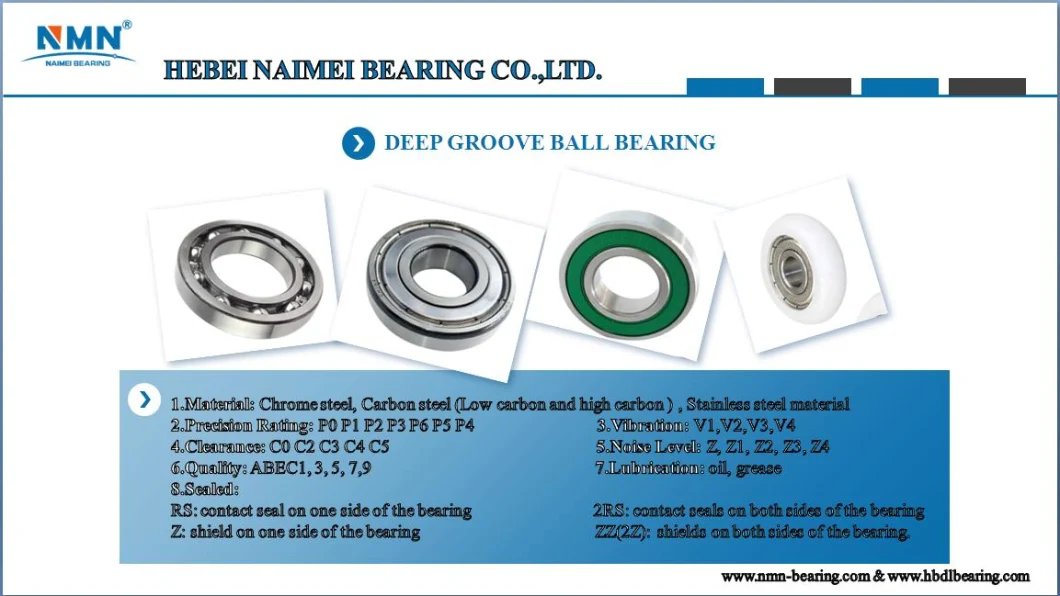 Manufacturer Supplier Small Mini Ball Bearings Rubber Nice Quality