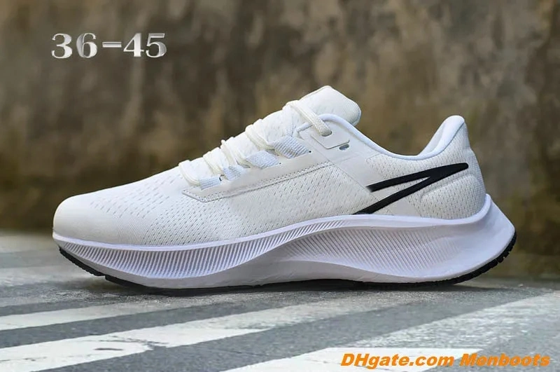 New Air Zoom Pegasus 37 Casual Shoes Mens Women Max 38 39 Le Greedy Be True Triple White Midnight Black Navy Chlorine Blue Ribbon Green Wolf Grey Designer Sport