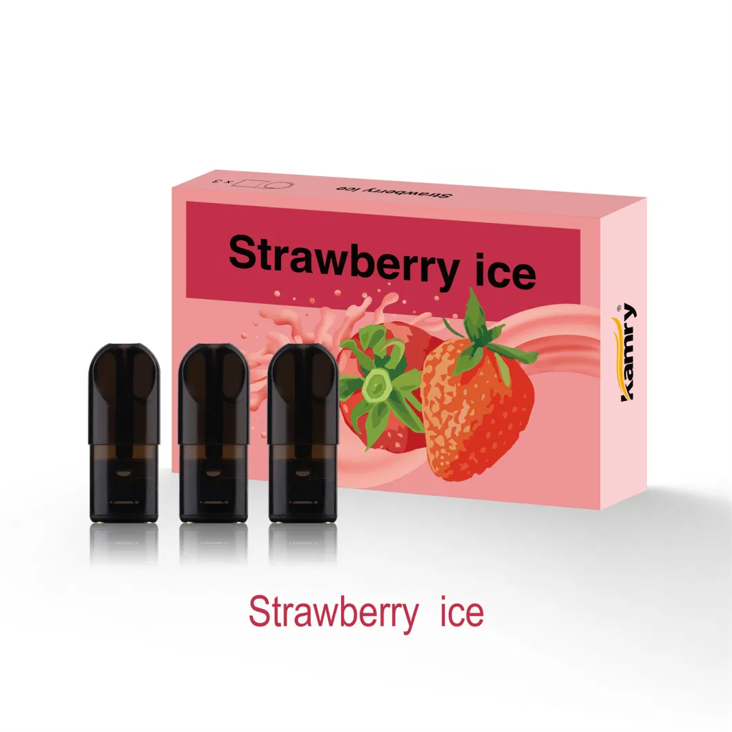Kamry R5 Pod ODM&OEM Strawberry Watermelon Ice Cartridges 2ml 3% Nic Salt E Cigarette Pop 500 Puffs Plus E Cig