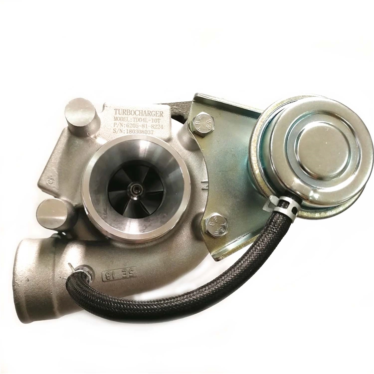 S4d95le Engine Turbocharger Td04L-10t Supercharger 6205-81-8224 for Komatsu Wa80-3 Wa90-5 Wa100m-5