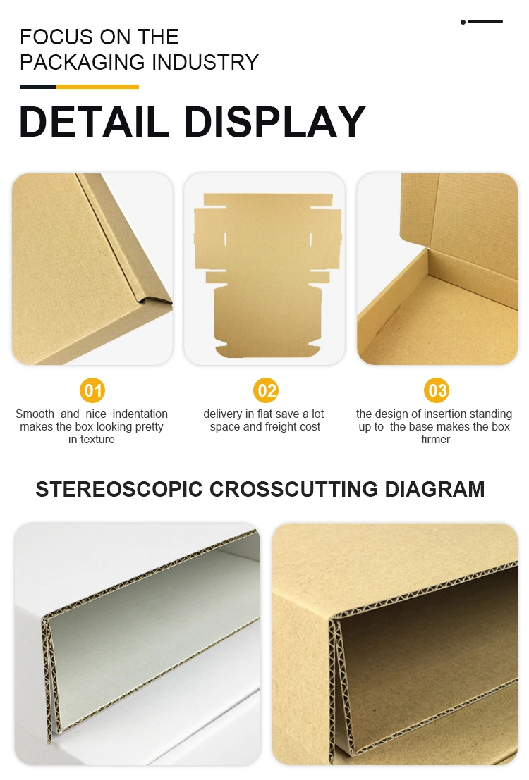 High Quality Bearing Corrrugatted Cardboard Packing Gift Boxes for Cloth