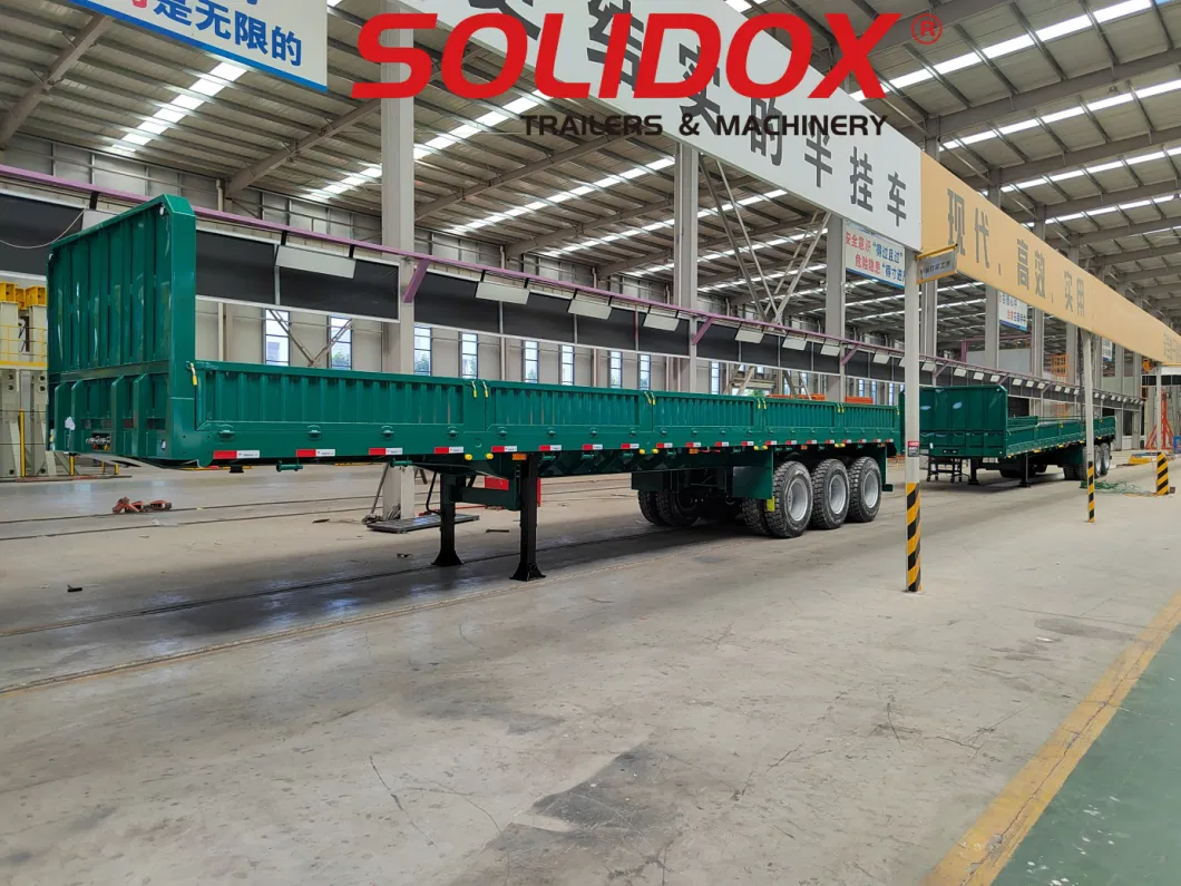 Special Vehicle Manufacturer 5 Axle Heavy Duty 80ton-90ton Fence/Stake Cargo Trailer for HOWO Shacman FAW Foton Tractor Trailer
