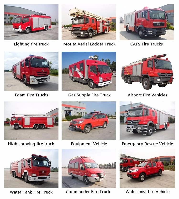 Fire Fighting Truck Manufacturer Foton 6X4 Water Tank Foam Fire Fighting Truck