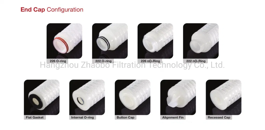 China Manufacturer Filter Cartridge with 1/3/5 Micorn Polypropylene PP Pes Membrane