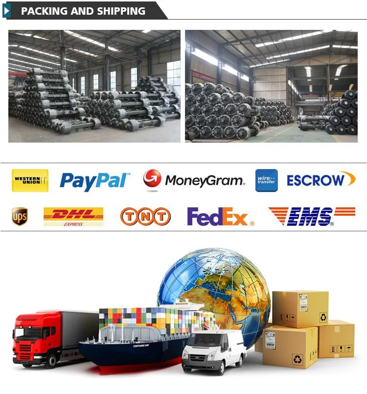 Hot Sale Axle American Type China&prime; S Professional 13ton and 16ton Semi Trailer Axle Factory