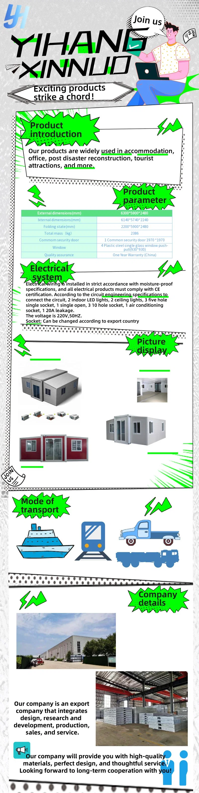 Emerging Scalable Container Housing Transportation Prefabricated Fireproof Container Housing