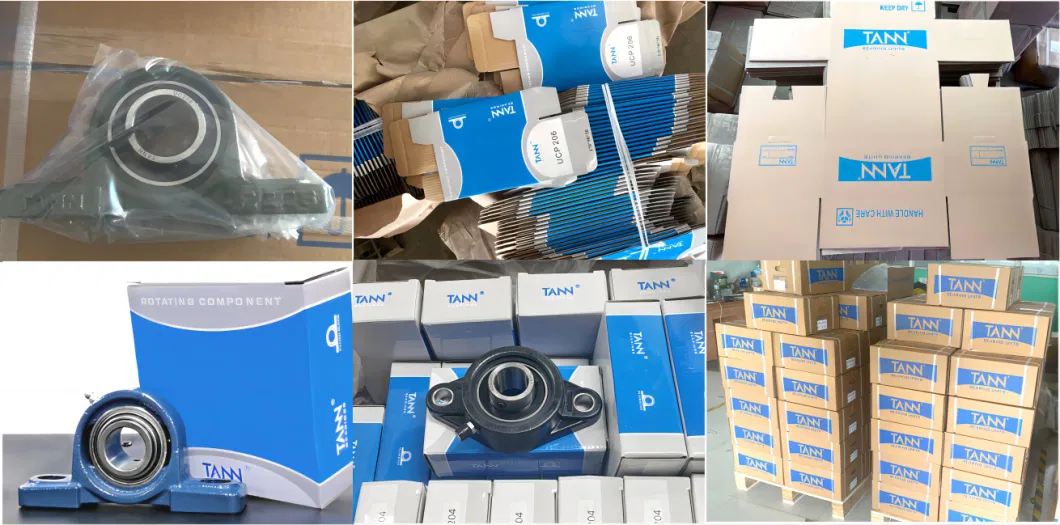 Casting Factory UCP204/205/206/207 Pillow Block Mounted Ball Bearing UCP200 Series Bearings Cast Iron Pillow Block Housing with Chrome Steel Setscrew Sealed