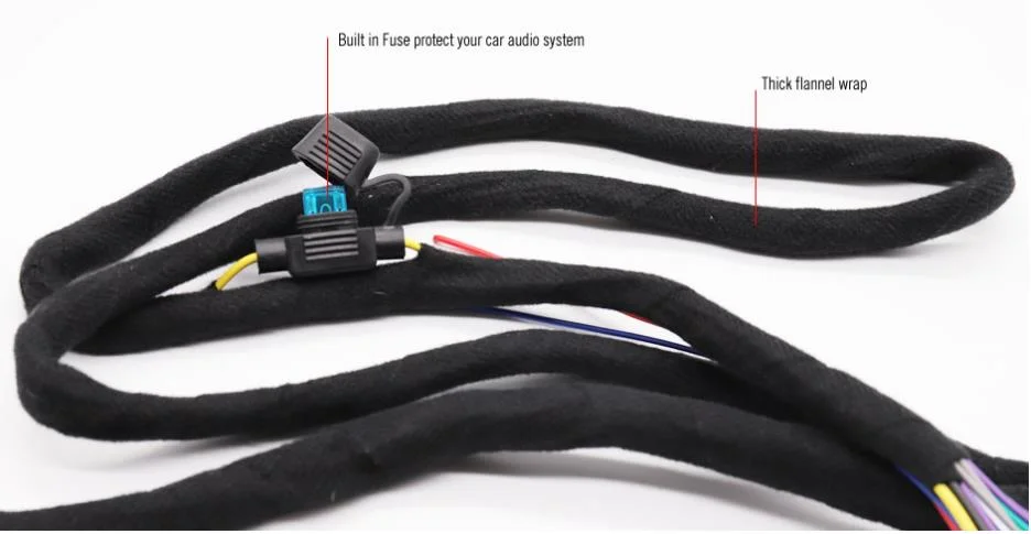 Professional Wire Assembly Manufacture Car Electronics DSP Cable Amplifier Wiring Harness for Vm, Peugeot, BMW, Bens