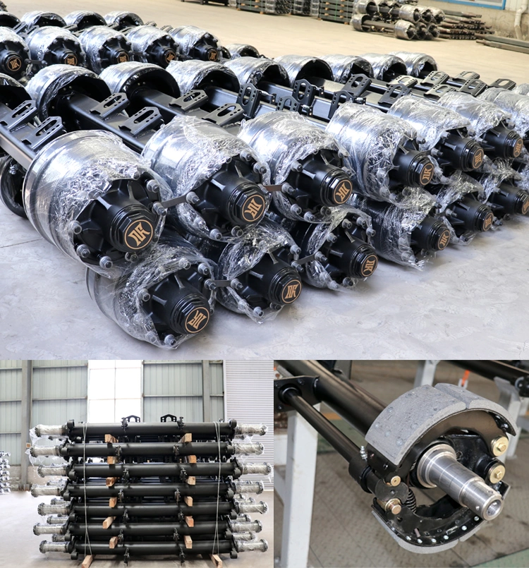 Chinese Factories Produce American and German Styles Reliable Quality 10t 12t 13t Trailer Axle
