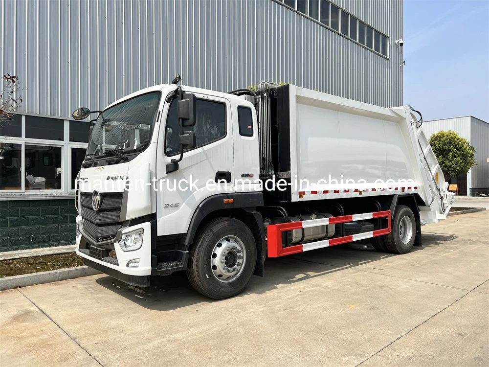 Foton Electric 8tons 10tons Refuse Collection Garbage Compactor Truck Manufacturer From China