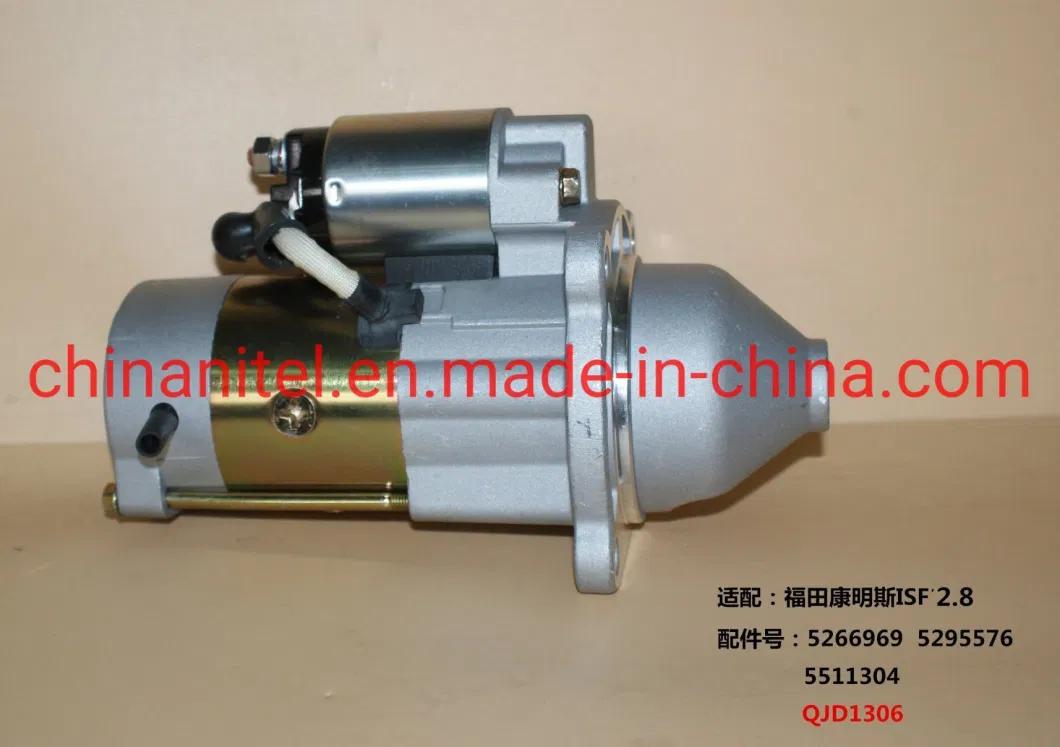 Nitai Electric Starters Factory 35mt Delco Remy Starter Motorchina12V 2.5kw 5266969 5311304 Engine Parts Starter Motor for Isf 2.8 Cummins Engines