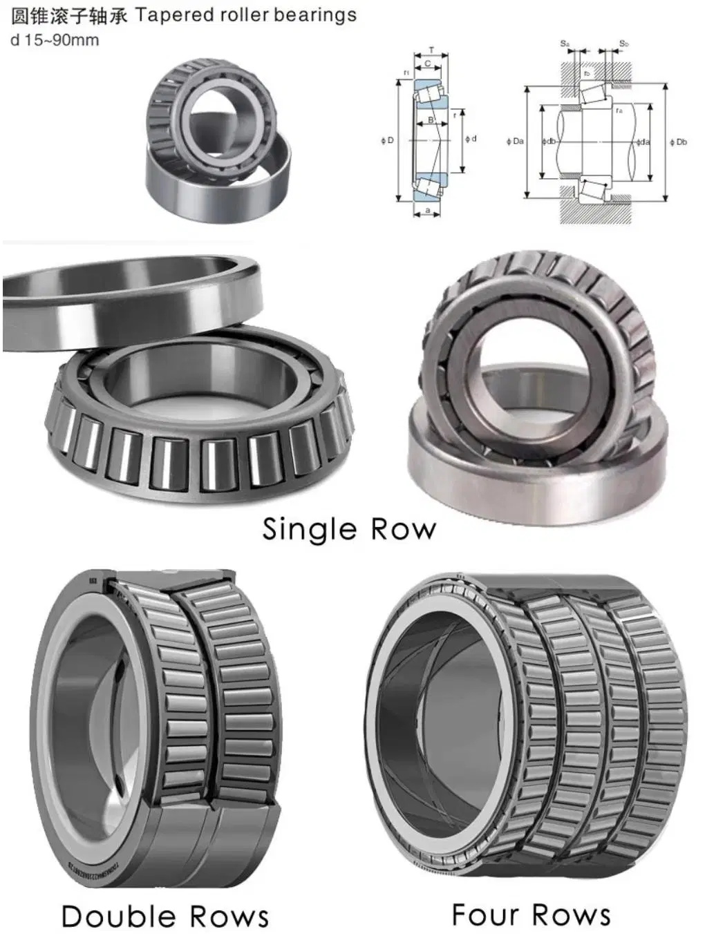 Manufacturer High Precision High Quality Bearings Supplier 32013 Tapered Roller Bearing