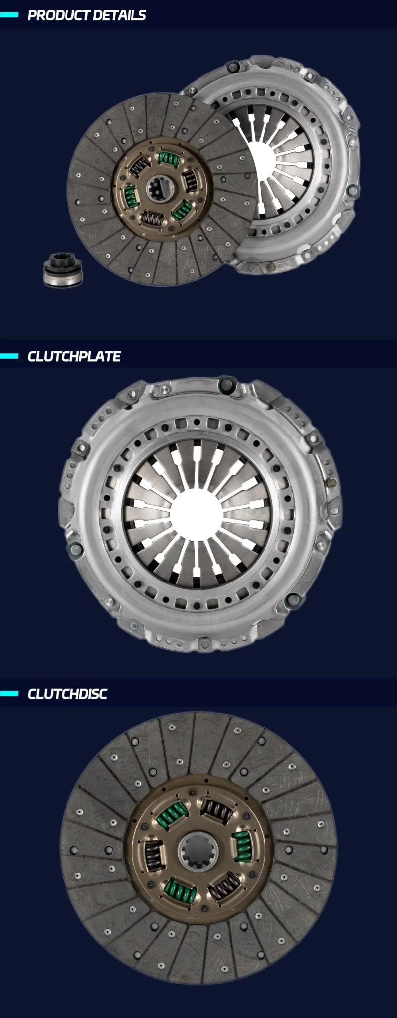 Factory Direct Cost-Effective Gaz 3302 1878 008 502 Clutch Disc for Cummins Isf 2.8 150HP
