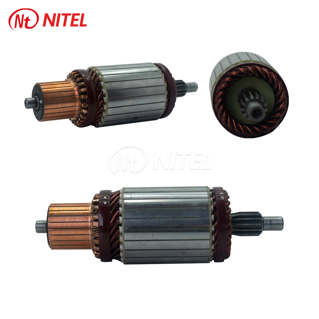 Nitai Armature Manufacturers Auto Parts Armature China 24V Car Starter Motor Armature Suit for Cummins Isf 3.8