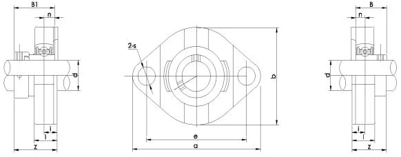 Manufacturer direct sales High Precision Flanged bearing unit SAFD 200 series Pillow Blocks /Bearing House/Units Agricultural Machinery parts/bearing housing