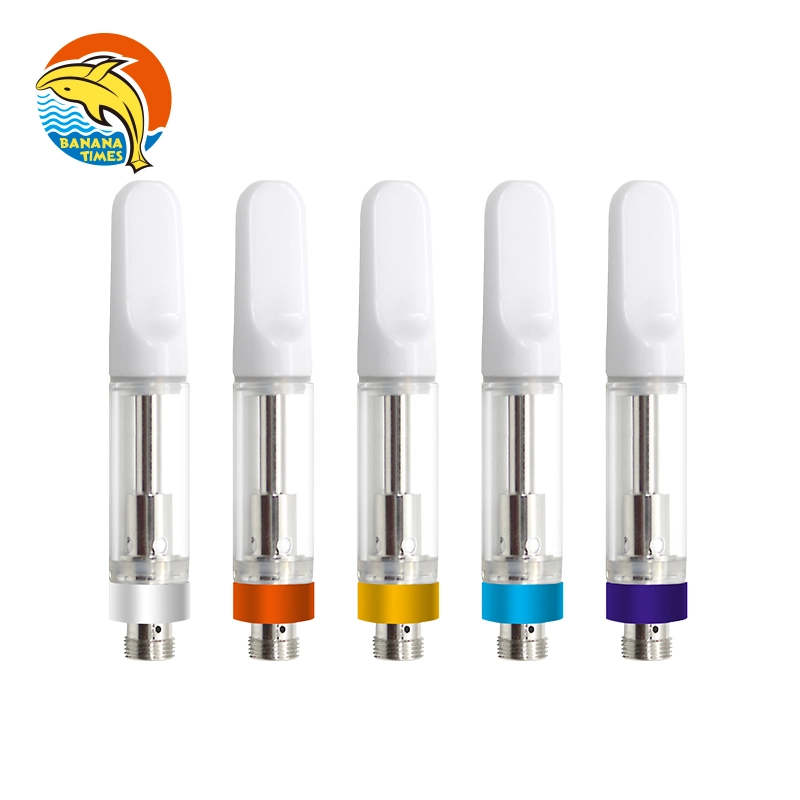 OEM/ODM Factory Wholesale 510 Ceramic Coil 1ml Ceramic Tip Vape Pen Cartridge in Gold