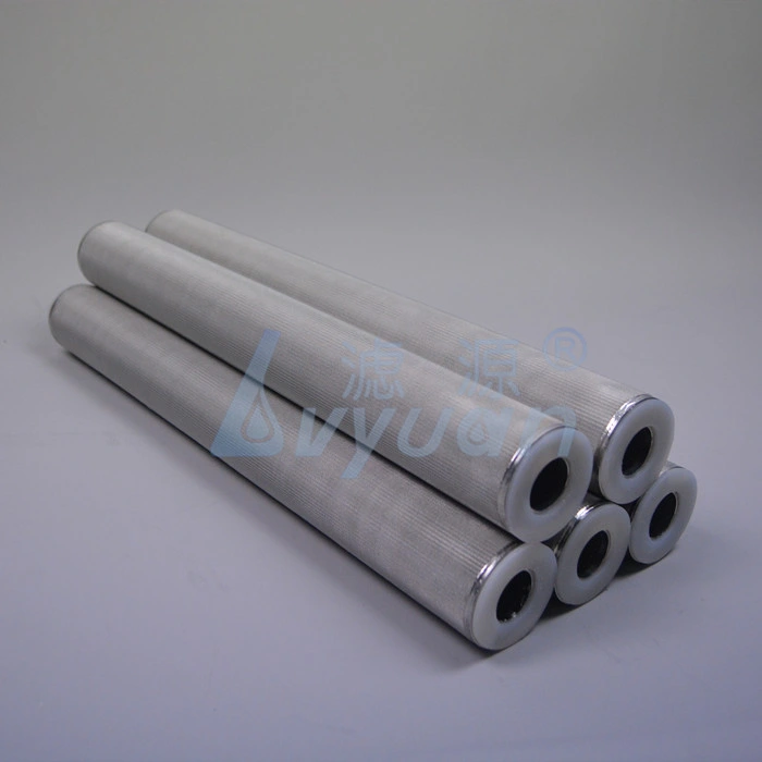 Custom Gas Filter 10/20/30/40 Inch SUS304/316L 50 Microns Stainless Steel Filter Cartridge for Oil Filtration