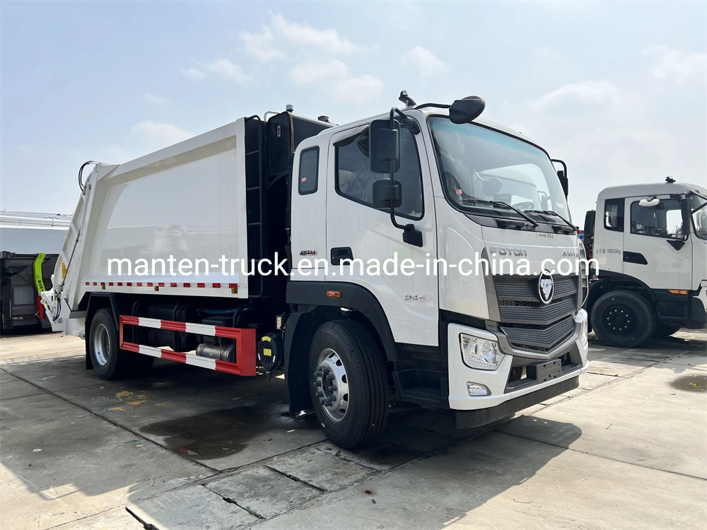 Foton Electric 8tons 10tons Refuse Collection Garbage Compactor Truck Manufacturer From China