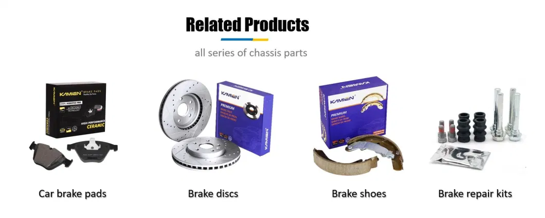 Semi-Metallic Brake Shoe for Mercedes Benz