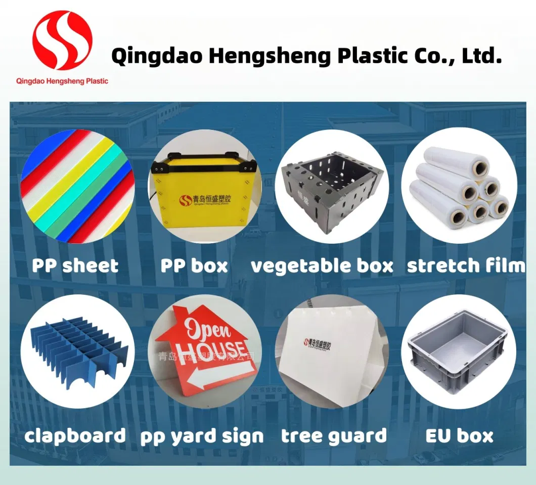 Honeycomb Plastic Customized Printable High Load-Bearing Container Foldable Packaging Pallet Coaming Box for Auto Parts