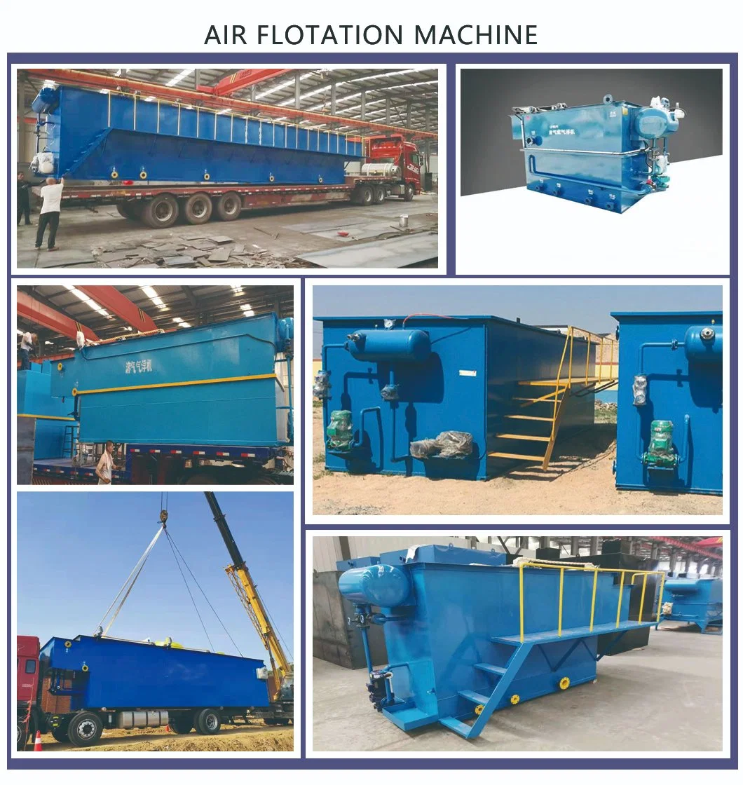 Dissolved Air Flotation Machine Food Factory Oil Sewage Treatment Equipment/ Daf Large