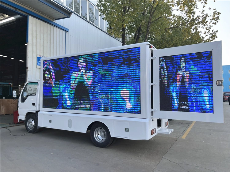 Factory Direct Sales I/Suzu 4X2 P6 Outdoor Digital Advertising LED Billboard Mobile Truck Used Cars Special Vehicle Made in China