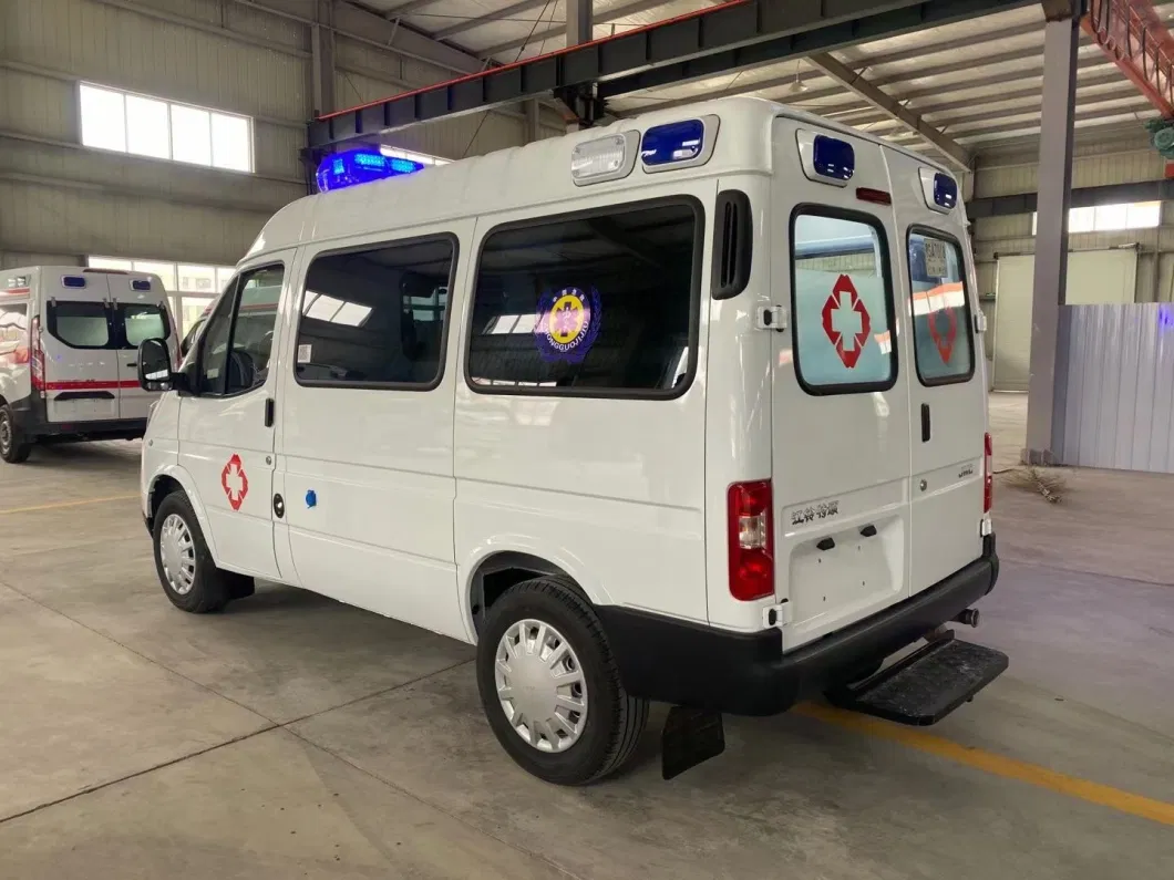 Jmc China Automatic ICU Hospital Patient Transport Medical Rescue Ambulance