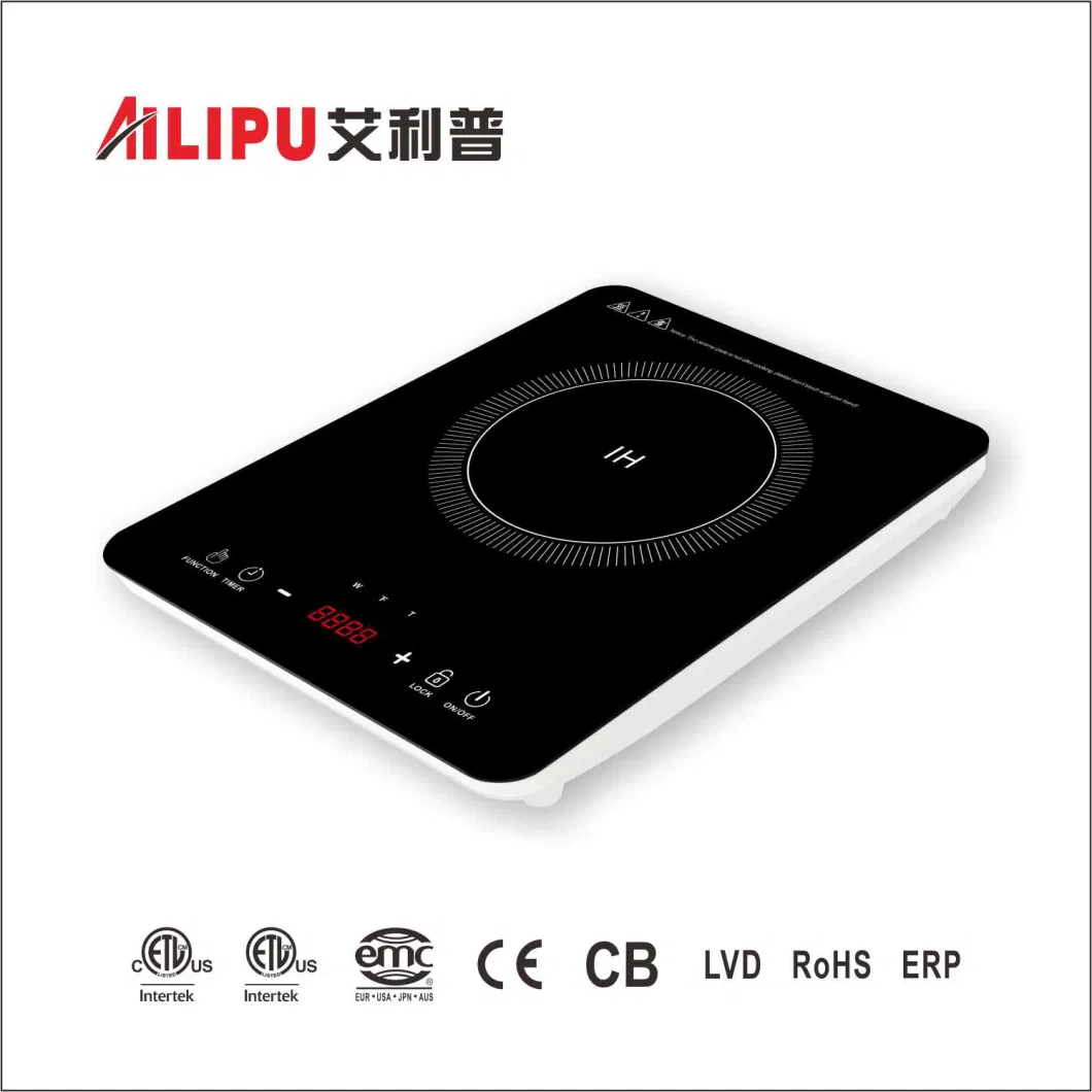 Soft Touch Control Ultra Slim Induction Cooker model have ETL/cETL/FCC/CB/CE Certificated