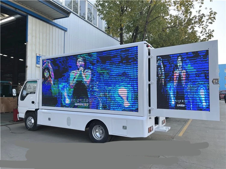 Japanese Brand 1suzu 4X2 Mobile Billboard Advertising LED Truck for Sale in Saudi Arabia Used Cars Special Vehicle Made in China