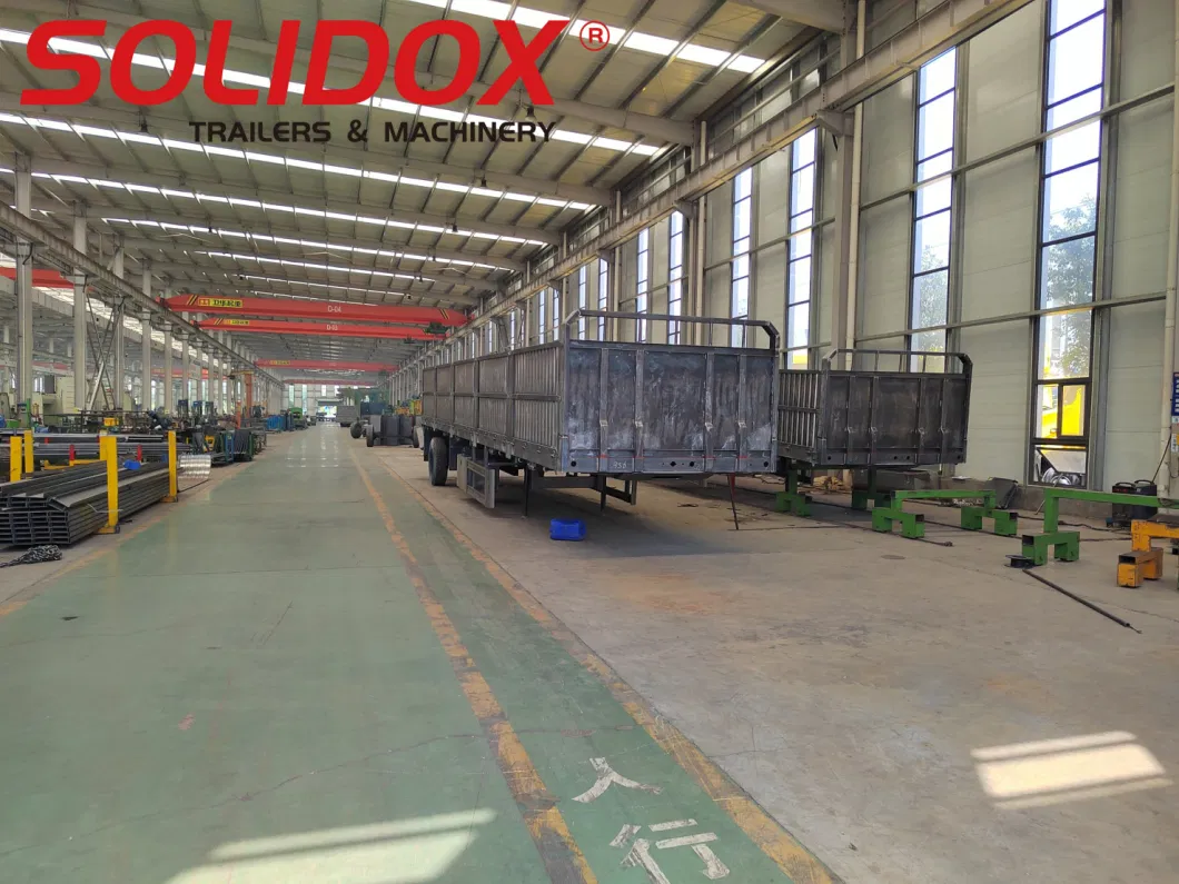 Special Vehicle Manufacturer 5 Axle Heavy Duty 80ton-90ton Fence/Stake Cargo Trailer for HOWO Shacman FAW Foton Tractor Trailer