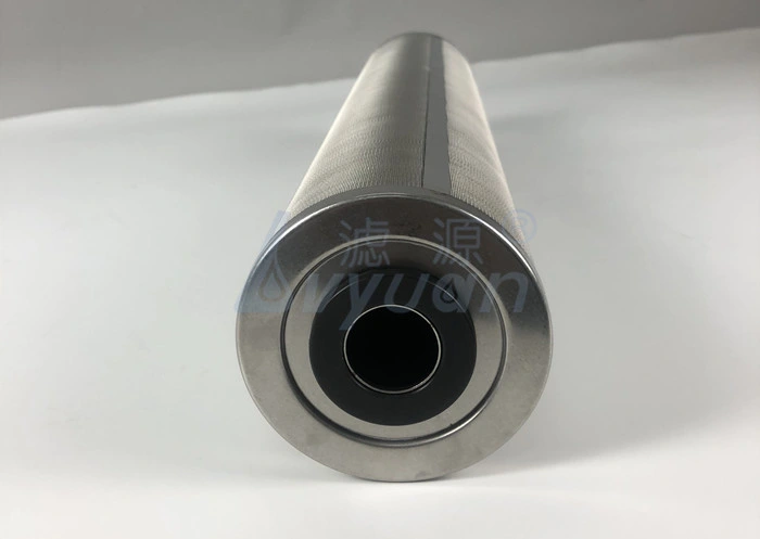 Stainless Steel Powder Sintering SS304 316L 40 Micron Sintered Metal Liquid Filter Cartridge with DOE Silicone Gasket Opened