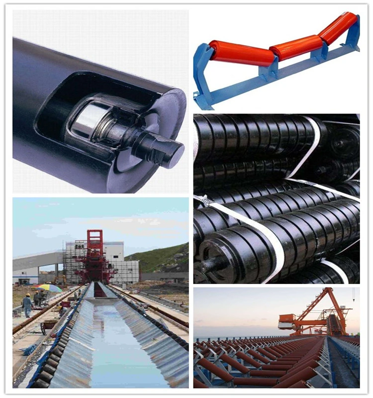 Chinese Factory Conveyor Roller Steel Pipe Parts Shaft Bearing Stand Metal Housing