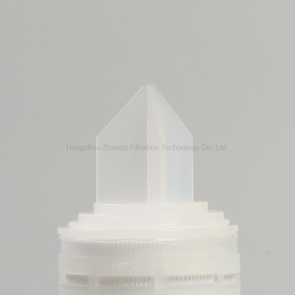 High Performance Absolute Pleated Hydrophobic PTFE 0.01/0.1 Micron Water Filter Cartridge for Compressed Air Gas Fermentation with Micropore PP Membrane Filter